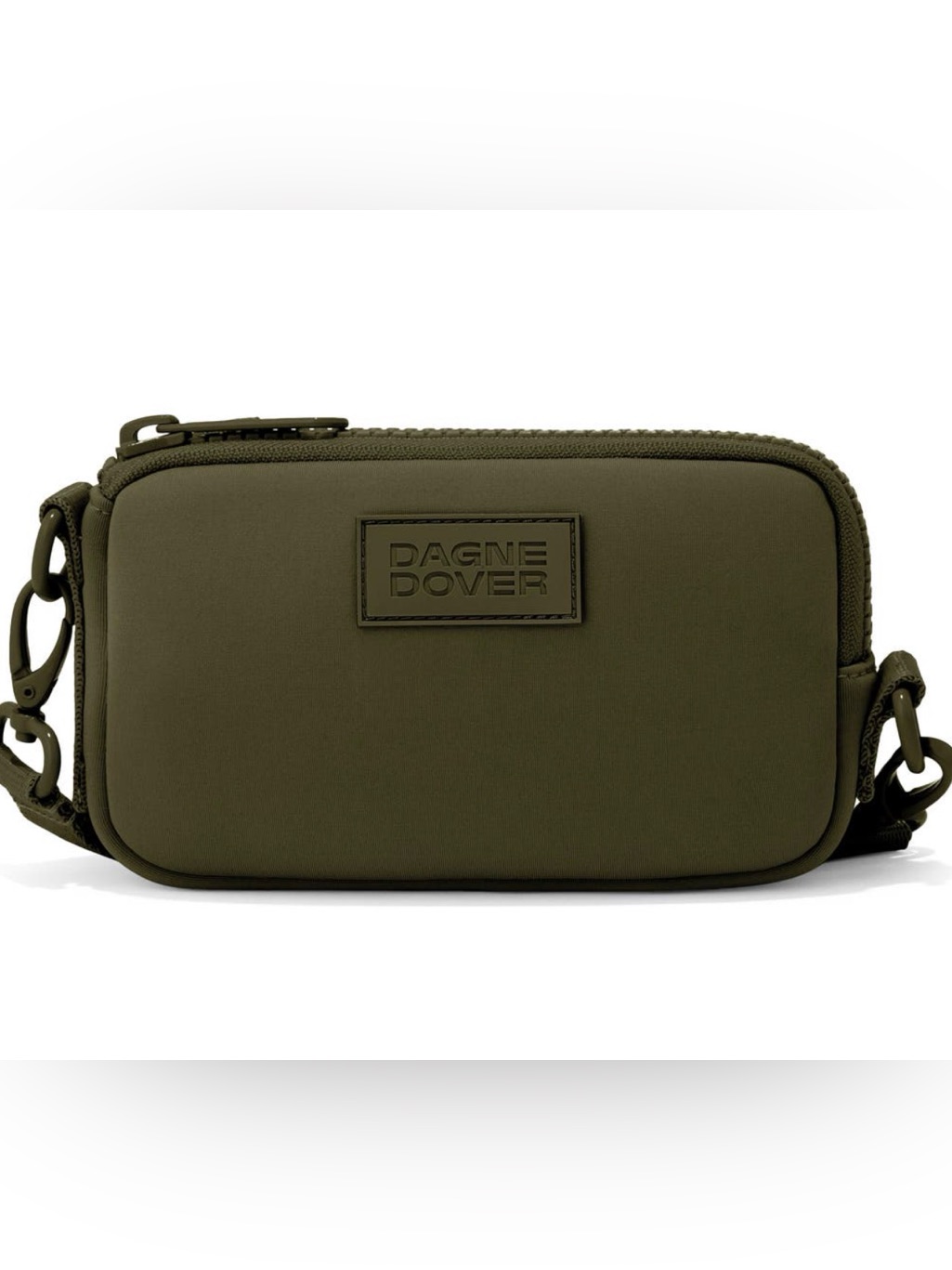 Dagne Dover Neoprene Mara Green Crossbody Sling Bag